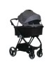 Коляска детская 2в1 BabyZz В102, серая